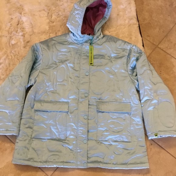 Lazy Oaf Jackets & Blazers - Lazy Oaf Daddy Bears creatures quilted coat size XL New
